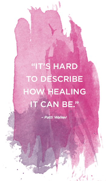 "It's hard to describe how healing it can be."